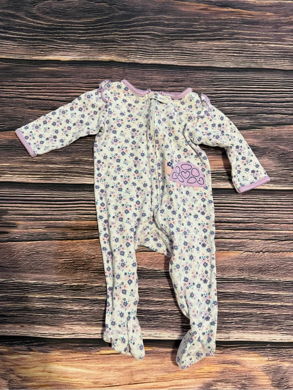 Girls' 5pc Footed One-Piece Sleepers - Multi Color